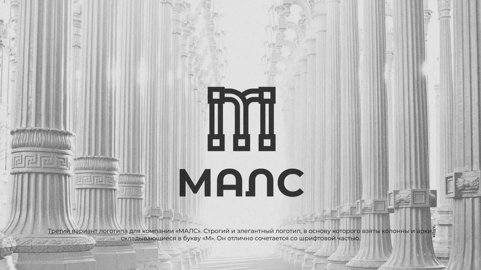 Разработка логотипа компании «МАЛС» в Микуне