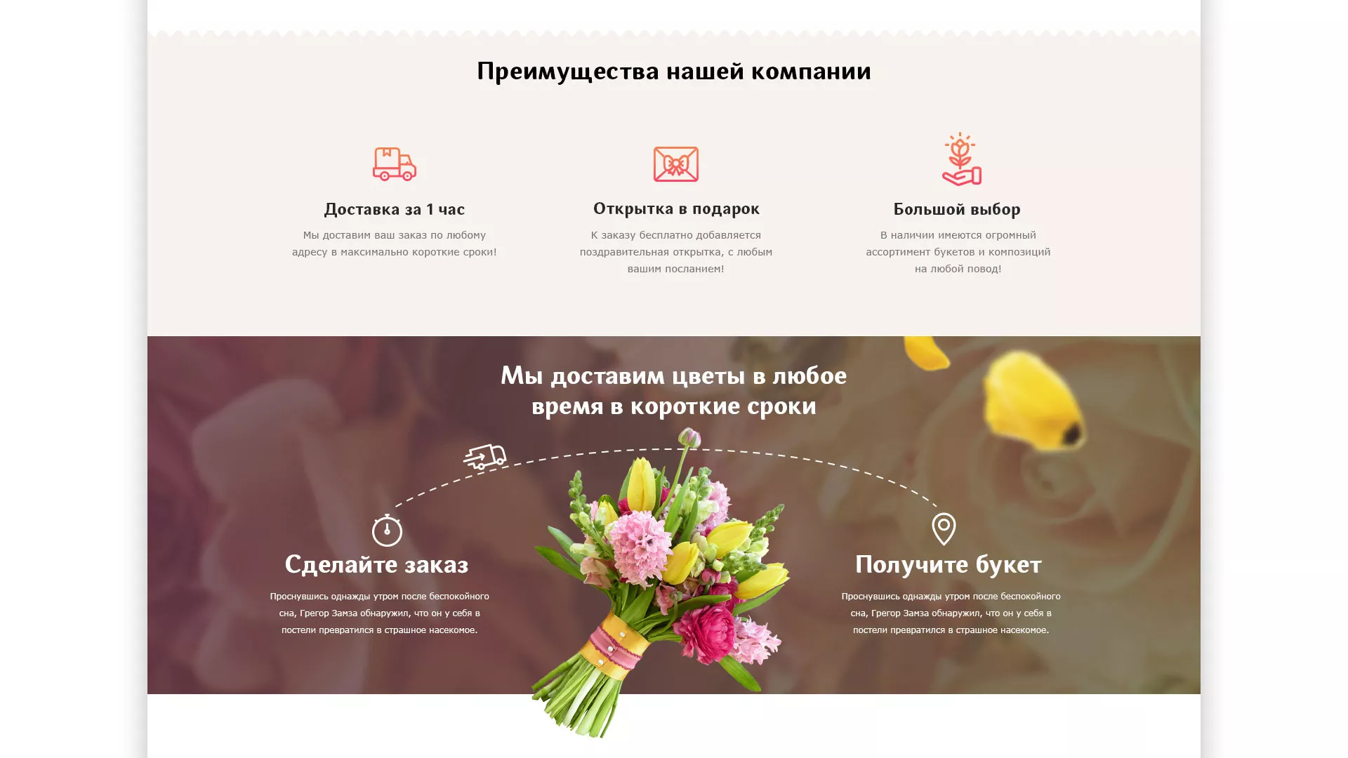 Создание интернет-магазина «Букет-онлайн» по цветам в Микуне